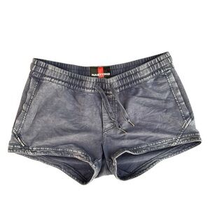 🐷 Nasty Pig Acid Wash Drawstring Shorts – Men’s Large